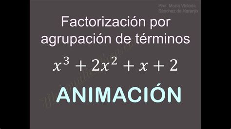 Factorización Por Agrupación De Términos Youtube