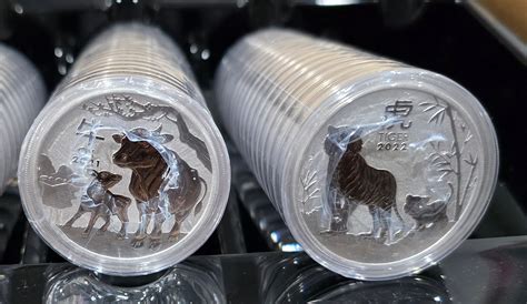 1oz 2022 Perth Mint Tiger Silver Coin Oz Stacker