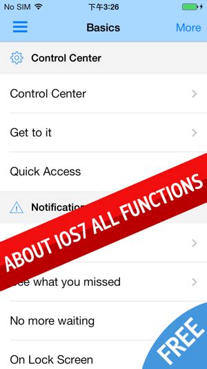 Free Guide For IOS 7 How To Use IOS 7 On The App Store