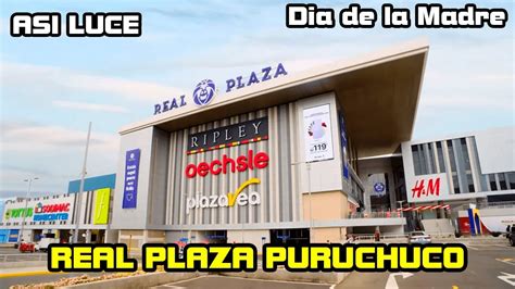 Asi Luce Real Plaza Puruchuco Ate Lima Dia De La Madre Youtube