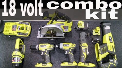 Ryobi Tool Kit 18 Volt One Lithium Ion Combo Kit Review March 19th