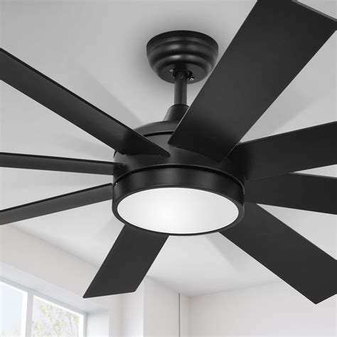 Yitahome Black Inch Ceiling Fan With Light And Remote Dc Fanlight