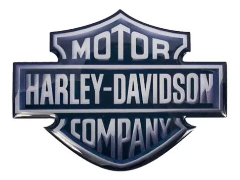 Adesivo Emblema Resinado Compatível Harley Davidson Ref 04 Cor Não