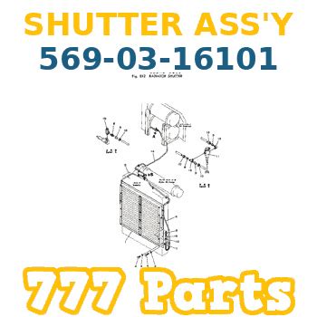 Komatsu SHUTTER ASS Y