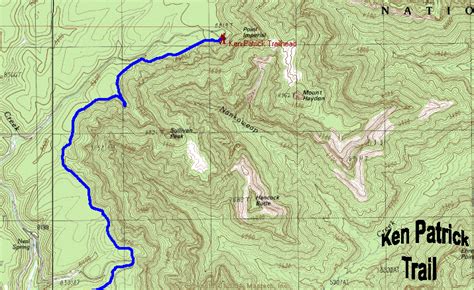 Ken Patrick Trail Map Grand Canyon North Rim Ken Patrick Map Trip To Grand Canyon Trail