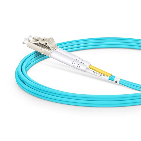 LC LC OM4 Multimode Fiber Patch Cable Duplex 2m FS