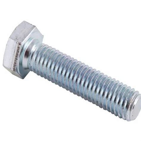 Full Thread M Mm Mm Mild Steel Hex Bolt For Construction