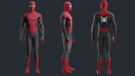 Spideman Upgraded Suit - 3D Model by zampvers