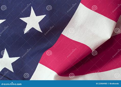 Amerikaanse Vlag Sterren En Strepen Stock Afbeelding Image Of Vrij