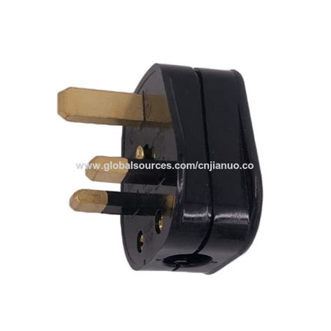 China BS UK Fused 3 Pin 13A Assembly Power Plug Rewireable On Global