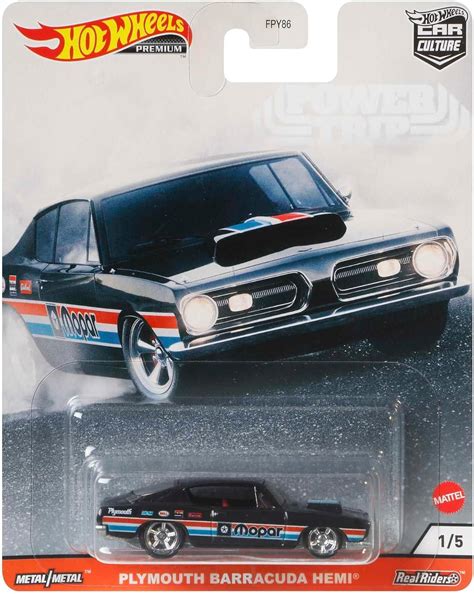 Amazon Hot Wheels Hemi Barracuda Vehicle Premium Collection Of Car Culture Favorites