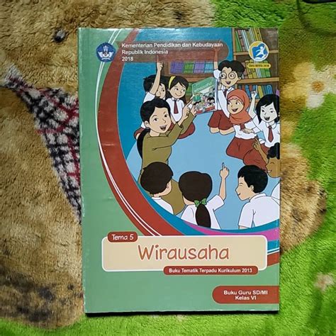 Jual Original Buku Guru Tematik Wirausaha Tema Kelas Sd Shopee