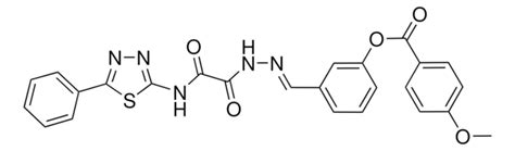 3 E 2 2 OXO 2 5 PHENYL 1 3 4 THIADIAZOL 2 YL AMINO ACETYL