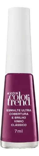 Esmaltes De U As Avon Color Trend Color Vino Cl Sico De Ml