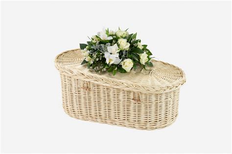 Baby Casket Natural White Somerset Willow Coffins