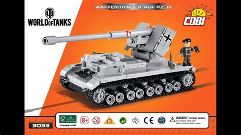 Cobi World Of Tanks Waffentr Ger Auf Pz Iv Instruction Youtube