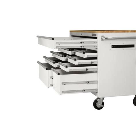 Husky 52 In W X 25 In D Standard Duty 9 Drawer Mobile Workbench Tool