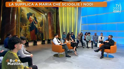 Di Buon Mattino Tv L Affidamento Alla Madonna In Quaresima