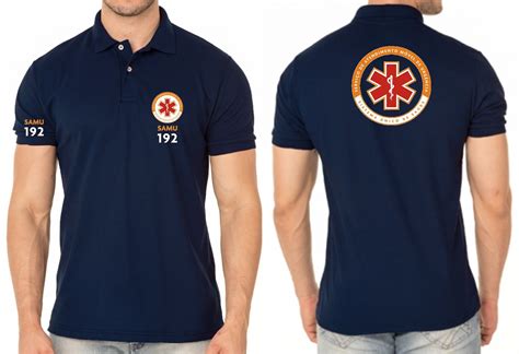 Camisa Polo Personalizada Samu 192 Bordado Peito E Costas