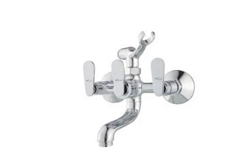 Stainless Steel Wall Mixer With Bend Copy For Bathroom Fitting At