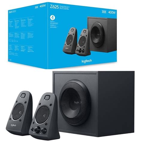 SISTEMA DE AUDIO 2 1 LOGITECH Z625 200W RMS THX CERTIFICIED 980 001258