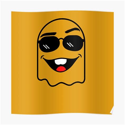 " GHOST FUNNY FACE" Poster for Sale by ZOOY | Redbubble