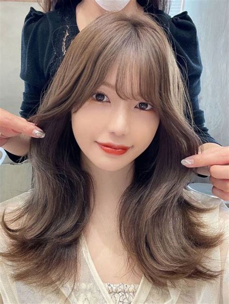 韓国好き必見かわいいヘアスタイルセミロングカタログつくり方