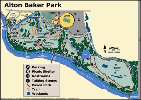 Alton Baker Park Map - Eugene Oregon • mappery