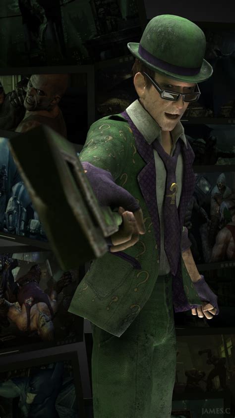 The Riddler Arkham City By James C On Deviantart Riddler Batman Arkham City Arkham City