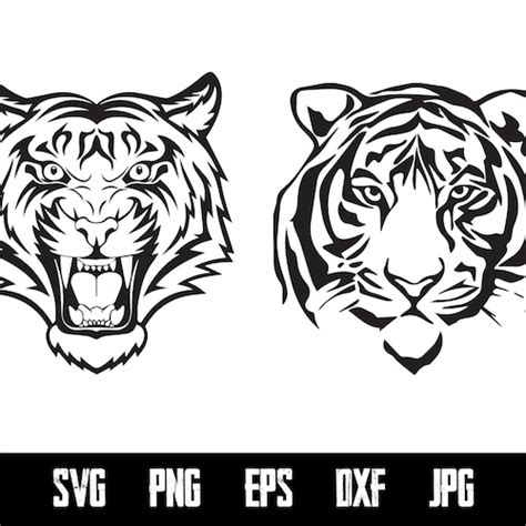 Tiger Svg Tiger Png Etsy