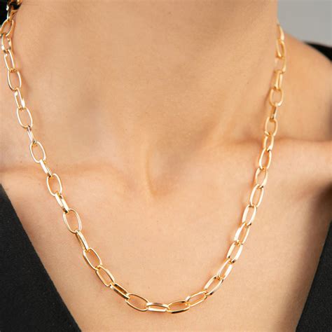 Yellow Gold Chain Necklace BrandAlley