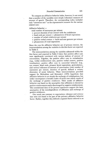 Mehrabian Communication - Nonverbal Communication a. mehrabian paper