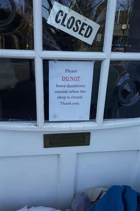 British Red Cross Warns People Not To Dump Donations Outside Godalming