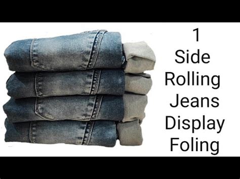 How To Fold Jeans For Showroom Jeans Folding Tips And Tricks Jeans