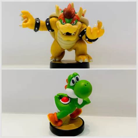 Amiibos Super Smash Bros Bowser Yoshi Usado Mercadolivre