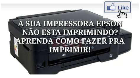 A SUA IMPRESSORA NÃO ESTA IMPRIMINDO APRENDA COMO FAZER PTA ELA