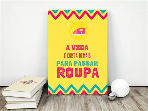 Placa Decorativa 20x30cm A Vida é Curta Demais Elo7