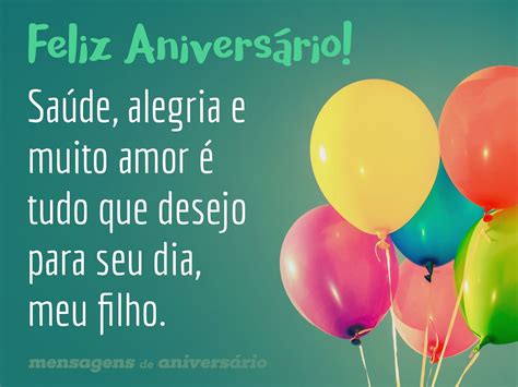 Mensagens De Feliz Aniversario Para Filho As Mensagens De Anivers Rio