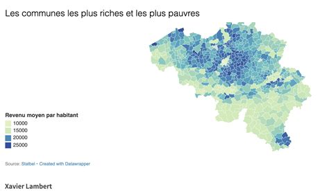 Belgium Language Map