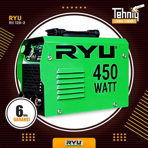 Jual Mesin Las Listrik Trafo Las Watt Ryu Rii Inverter