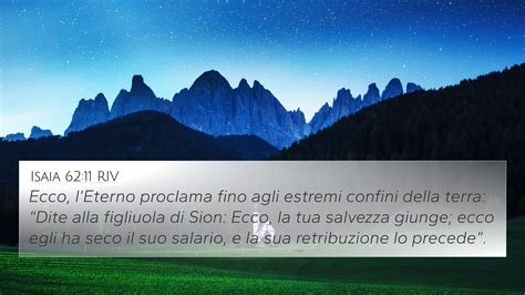 Isaia 62 11 RIV 4K Wallpaper Ecco LEterno Proclama Fino Agli Estremi