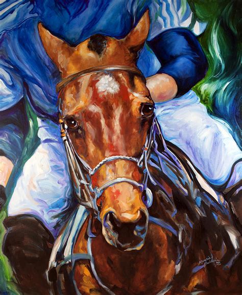 Polo Horse By Marcia Baldwin Painting by Marcia Baldwin