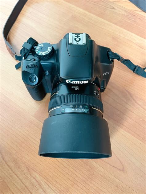 Canon Eos 450dcanon Ef 50mm F14 Usm Prime Lens Full Set Dslr