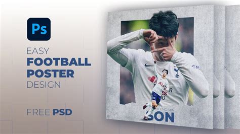 Heung Min Son Adobe Photoshop Tutorial Football Poster Heung Min Son