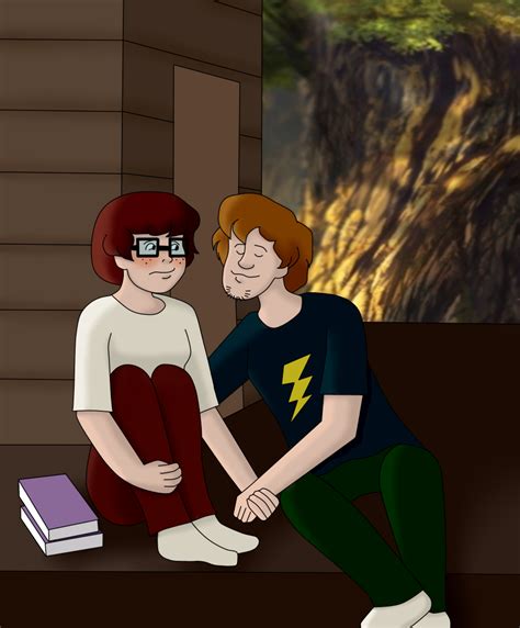 Scooby Doo Velma And Shaggy Kiss