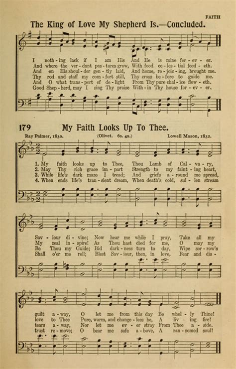 The Greatest Hymns 179 My Faith Looks Up To Thee