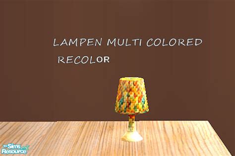 The Sims Resource Multi Colored Lampen Recolor