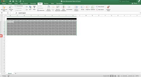 Cara Insert Row Banyak Di Excel 20212 Hot Sex Picture