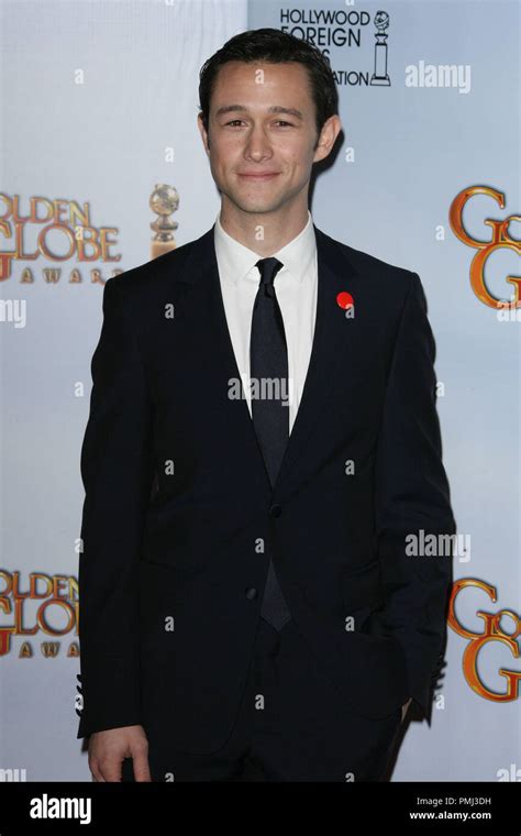 Joseph Gordon Levitt At The 68th Golden Globes Awards Press Room The Event Was Held At The