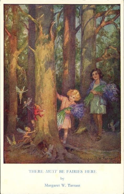 Margaret Tarrant There Must Be Fairies Here 1940s In Arcady